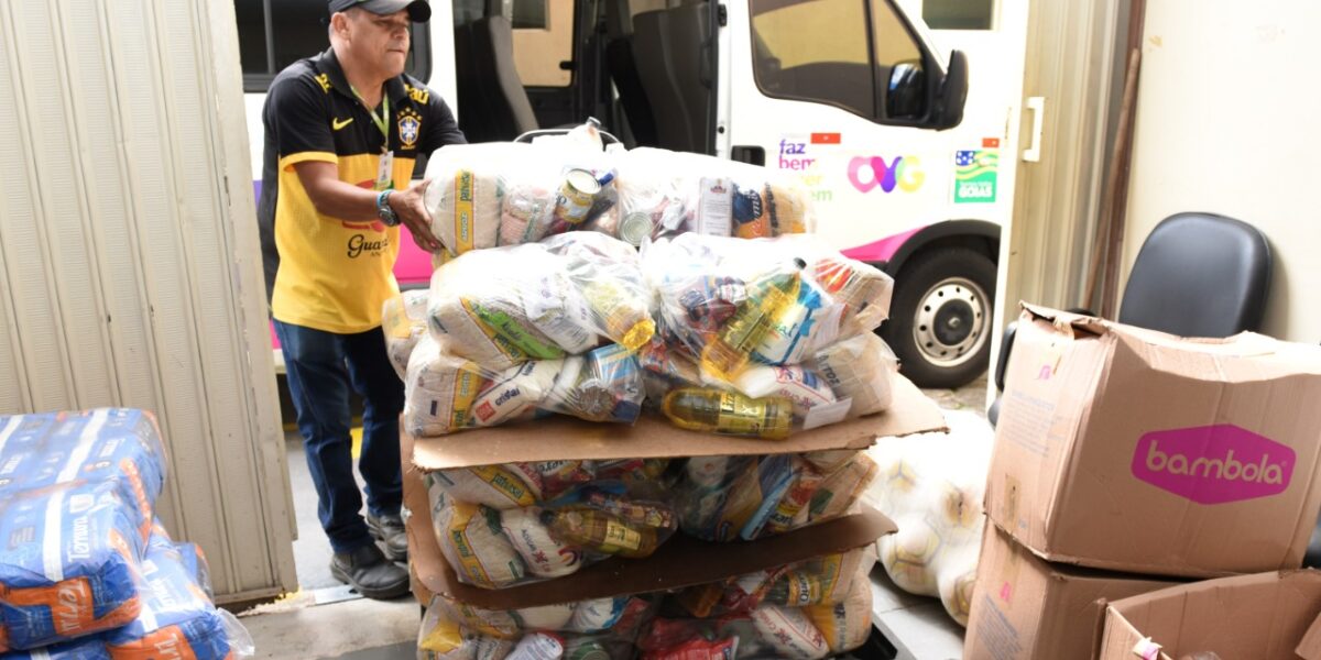 OVG entrega doações para famílias afetadas por rompimento de represa em Pontalina