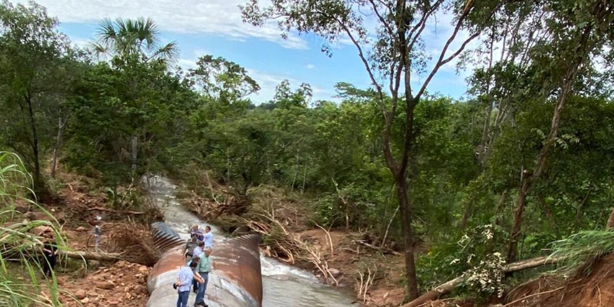 Governador garante celeridade no reparo do trecho danificado da GO-060