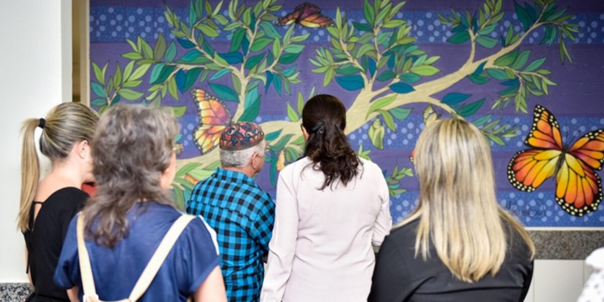 Artistas transformam paredes do Hugol em páginas e telas