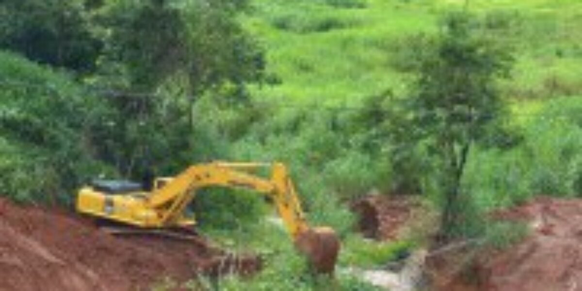 Goinfra inicia obras de recuperação de erosão na GO-070