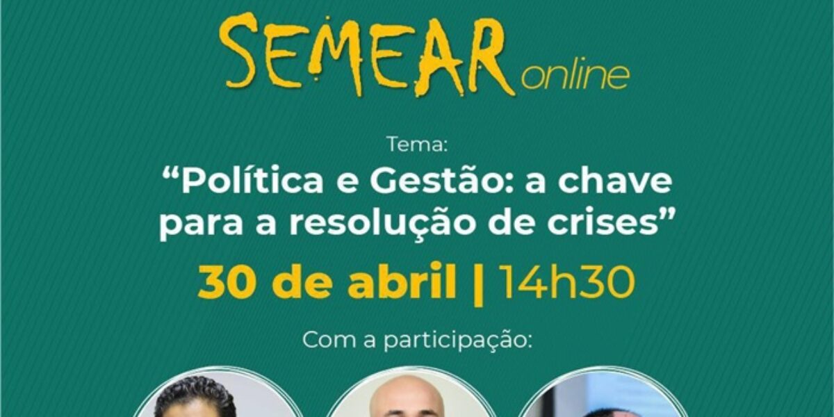 Bruno D’Abadia, Lincoln Tejota e cientista político Humberto Dantas debatem Política e Gestão