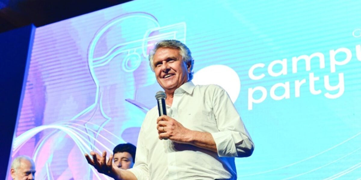 Governador faz palestra no palco mundo da Campus Party