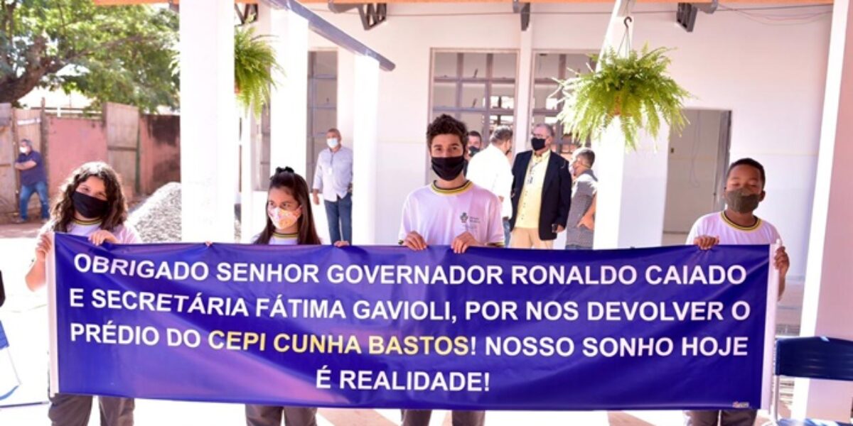 Rio Verde: governador visita obra orçada em R$ 1 milhão em escola