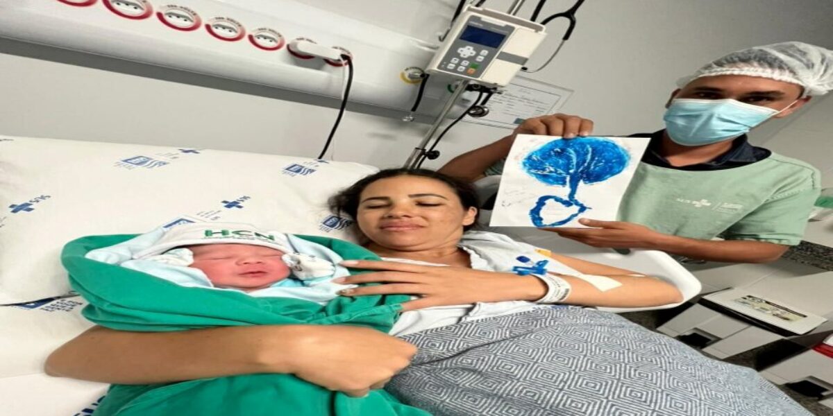 Nasce primeiro bebê do Hospital Estadual do Centro-Norte Goiano
