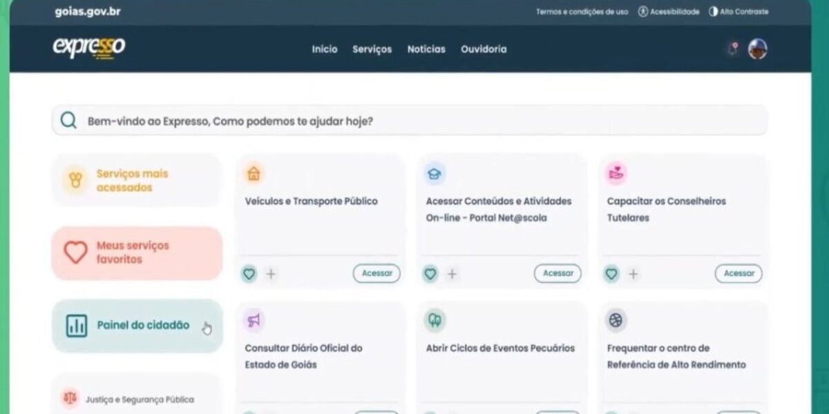 Governo de Goiás apresenta novo portal da plataforma Expresso nesta segunda