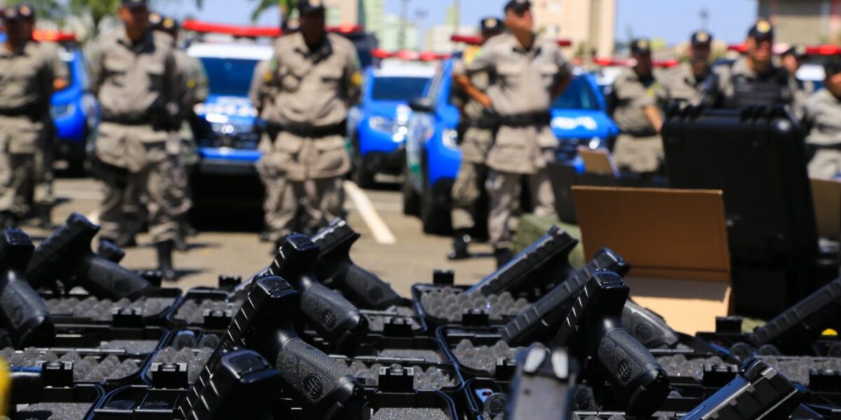 Polícia Militar de Goiás recebe 15 mil novas armas