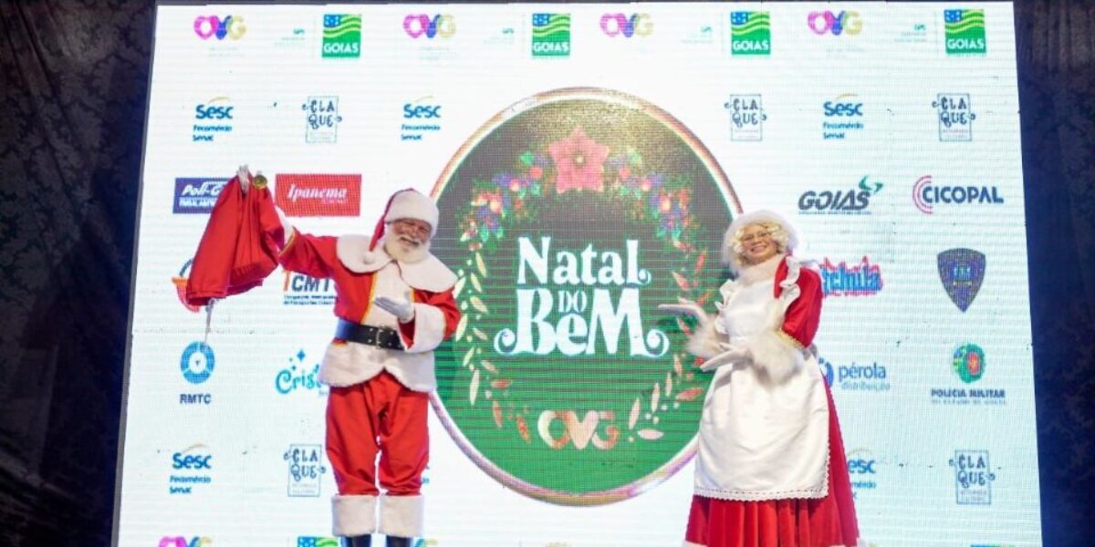 Natal do Bem entrega brinquedos em Aparecida de Goiânia neste sábado