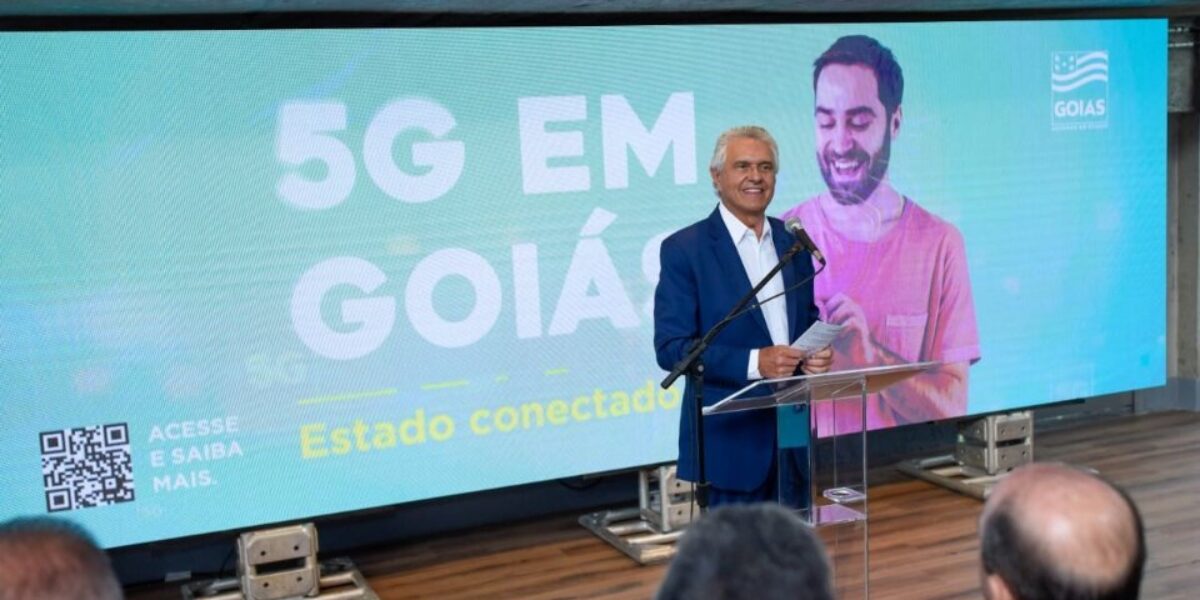 Caiado propõe parceria para que Goiás lidere implantação do 5G no Brasil
