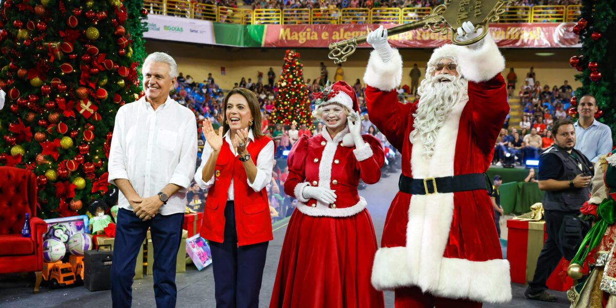 Famílias de Goiânia e Região Metropolitana recebem brinquedos do Natal do Bem