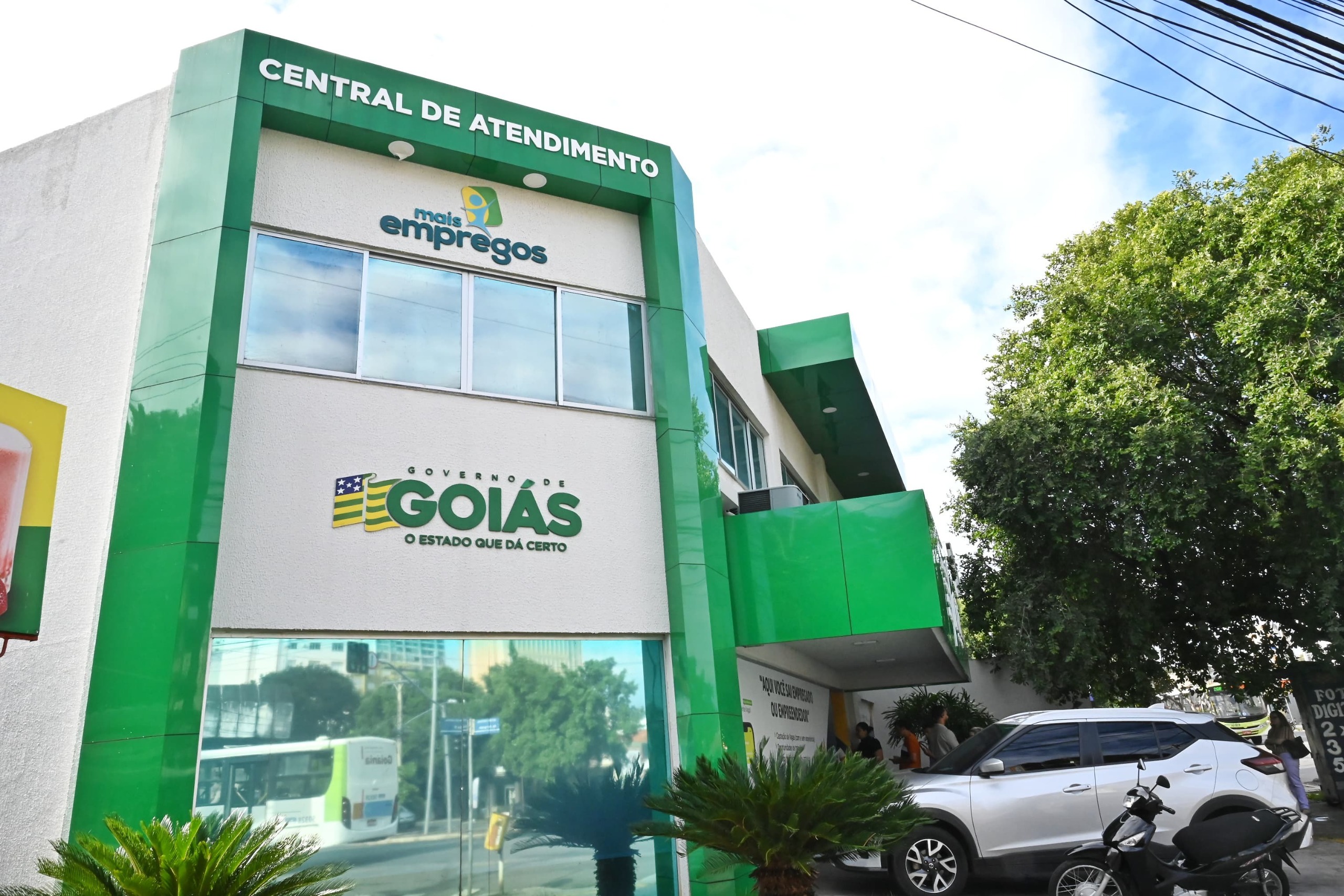 Fachada da Central de Empregos