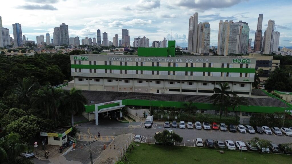 Unidades de saúde têm funcionamento alterado na segunda-feira - Panorâmica aérea do Hugo
