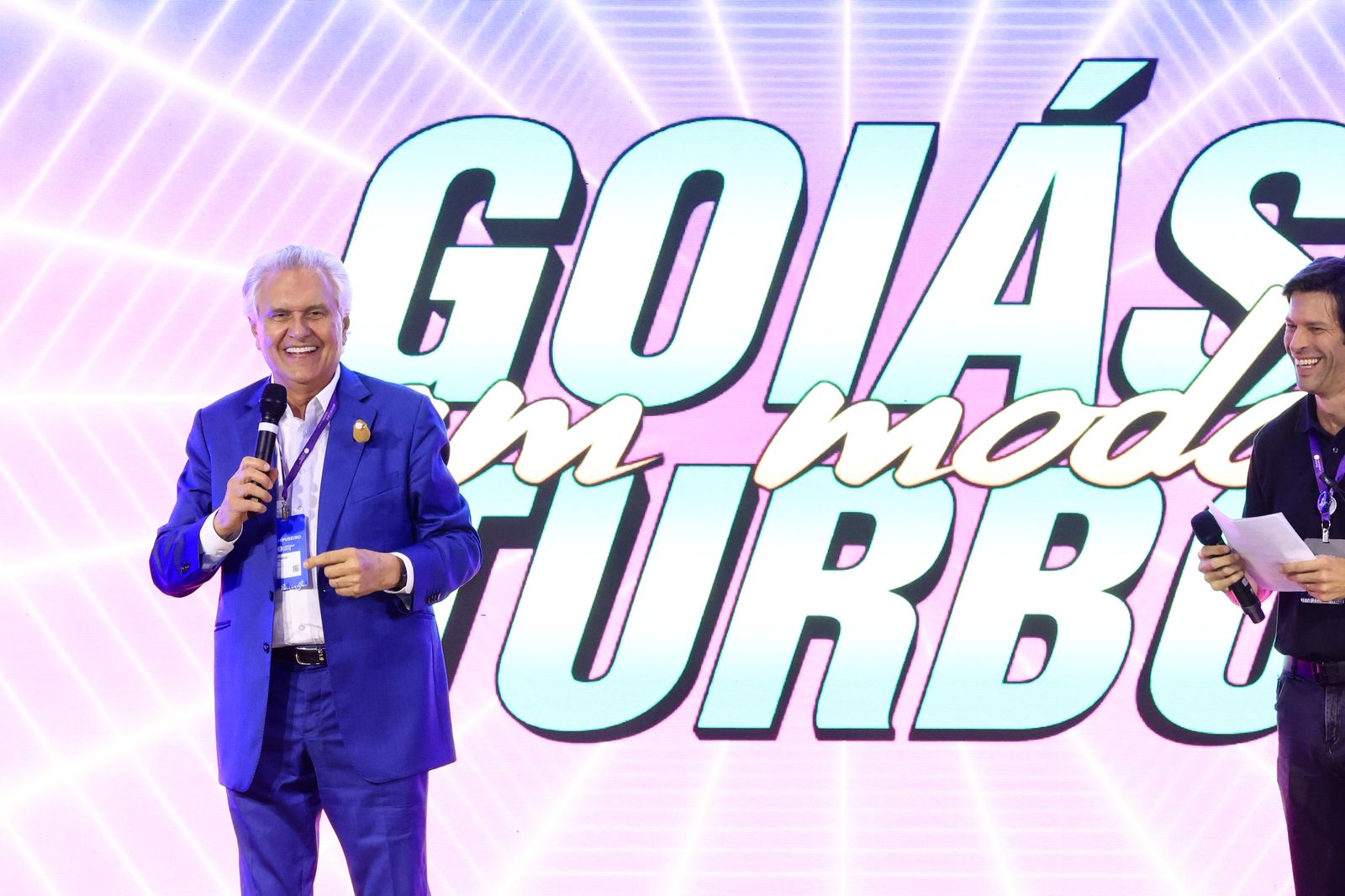 Caiado destaca na abertura da Campus Party o protagonismo da inovação no cotidiano das pessoas (Fotos: Adalberto Ruchelle e Walter Folador)