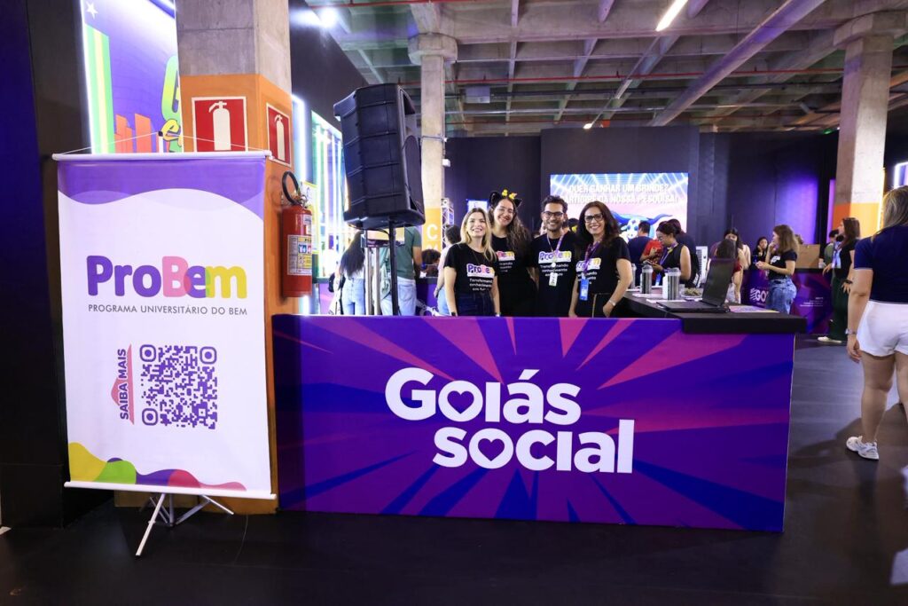 Stand do Goiás Social na Campus Party Goiás 2025