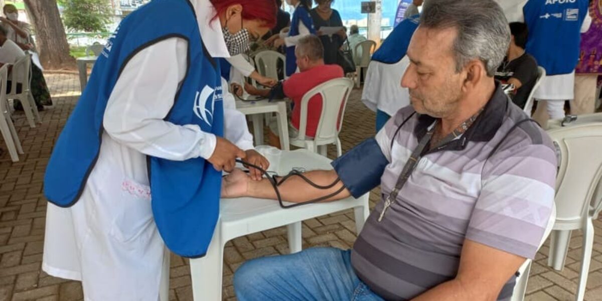 Saúde na Praça orienta população sobre hipertensão nesta sexta-feira