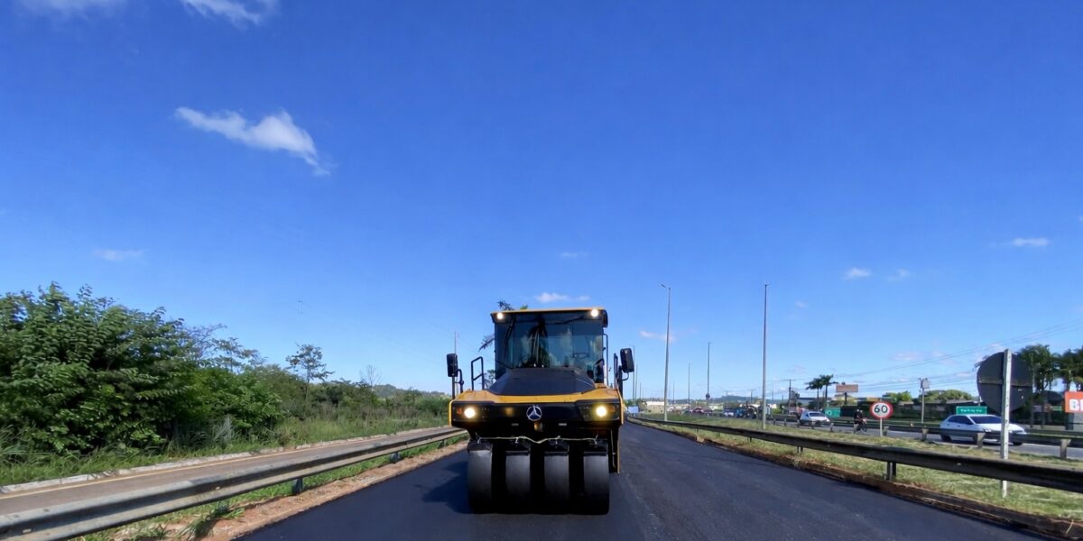 Goinfra conclui primeiro trecho de restauração da GO-060, no sentido Trindade/Goiânia