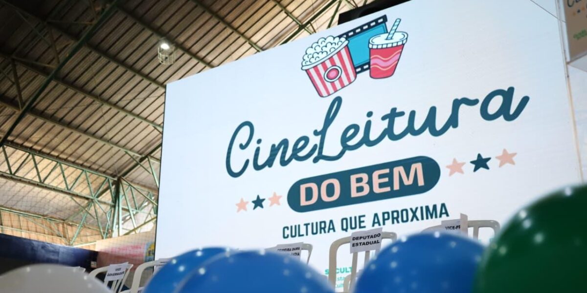 Governo de Goiás divulga municípios que vão receber o Cine Leitura do Bem