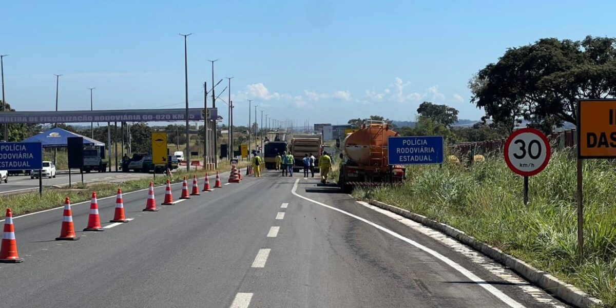 Goinfra inicia obras de restauração da GO-020, na Região Metropolitana de Goiânia