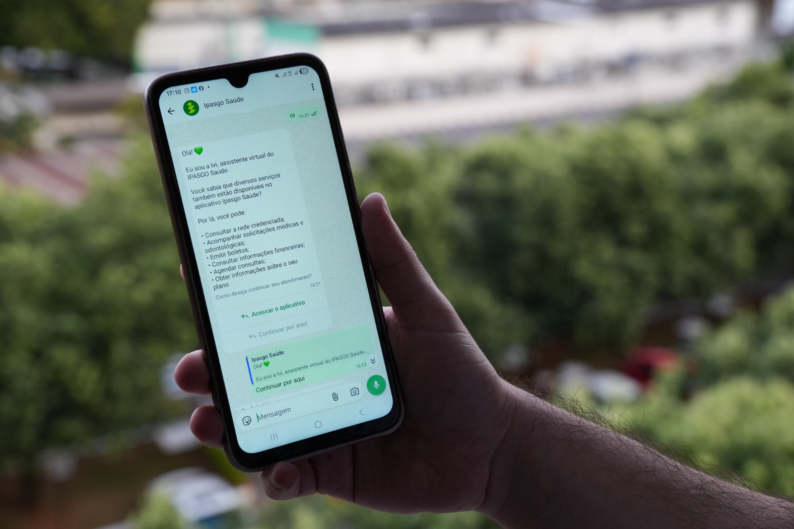 Ipasgo Saúde agora tem atendimento por WhatsApp