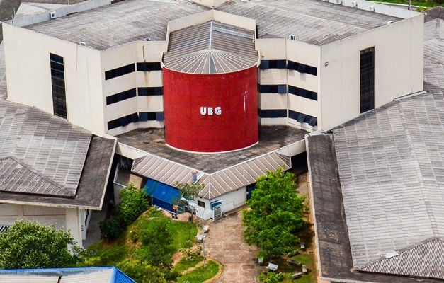 Vestibular 2027/1 da UEG abre 4,3 mil vagas para 35 cursos de graduação - Panorâmica aérea da Unidade da UEG em Anápolis