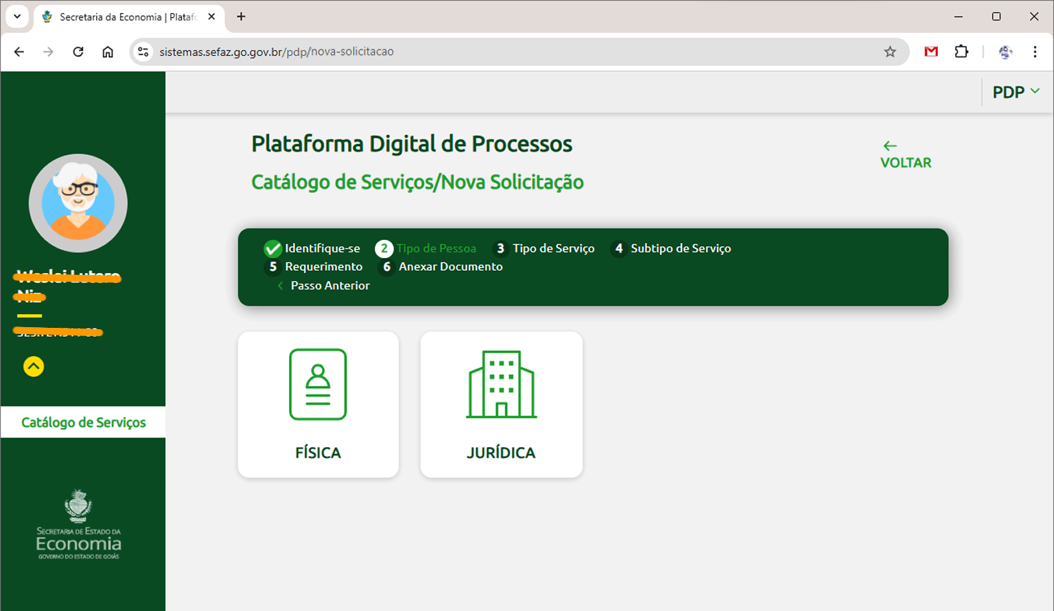 Procurador de pessoa Física ou de pessoa Jurídica